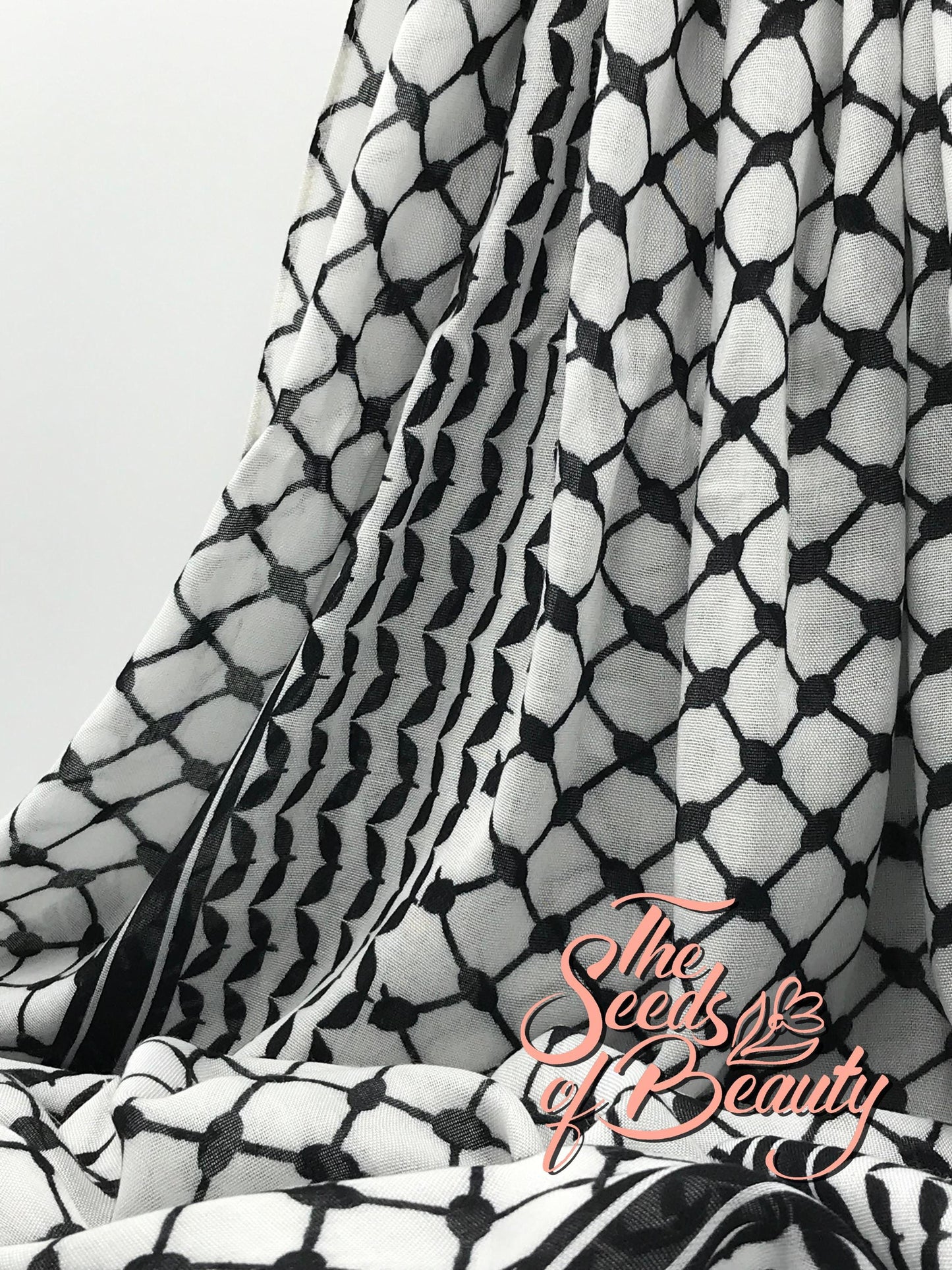 Keffiyeh Hijab - Premium Modal Cotton